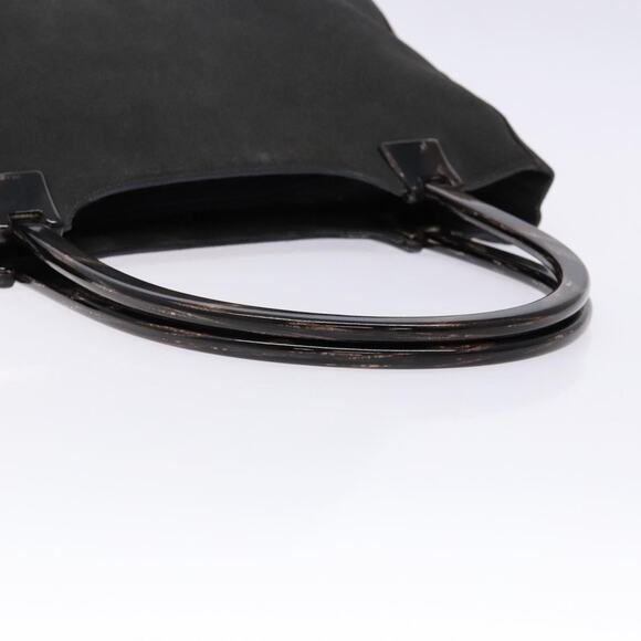 PRADA Tote Bag Suede Gray Silver - Picture 7 of 9